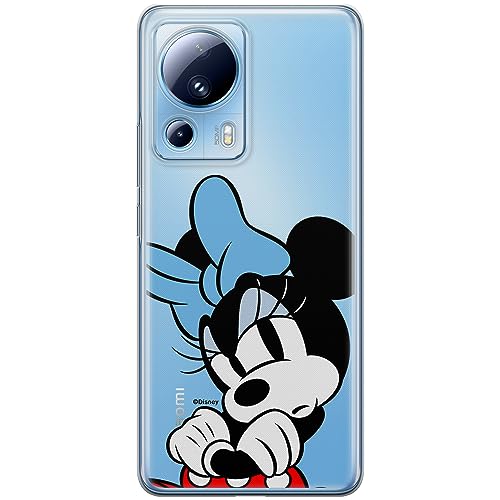 ERT GROUP etui na telefon Xiaomi 13 LITE/CIVI 2, case oryginalny i oficjalnie licencjonowany przez Disney, wzór Minnie 077, optymalnie dopasowane, plecki z TPU częściowo przeźroczyste