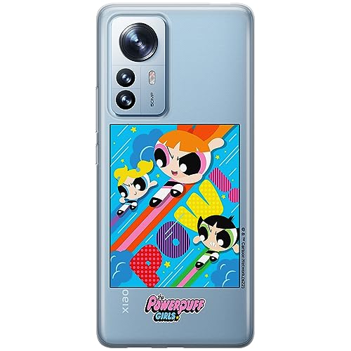 ERT GROUP etui na telefon Xiaomi 12 / 12X, case oryginalny i oficjalnie licencjonowany przez The Powerpuff Girls, wzór The Powerpuff Girls 025, plecki z TPU częściowo przeźroczyste