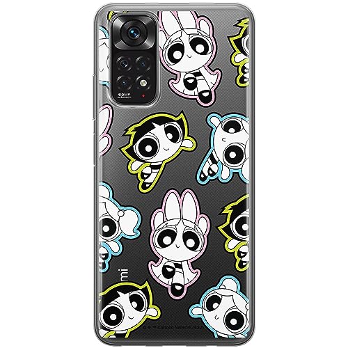 ERT GROUP etui na telefon Xiaomi REDMI NOTE 11 4G/ 11S 4G, case oryginalny i oficjalnie licencjonowany przez The Powerpuff Girls, wzór The Powerpuff Girls 022, plecki z TPU częściowo przeźroczyste