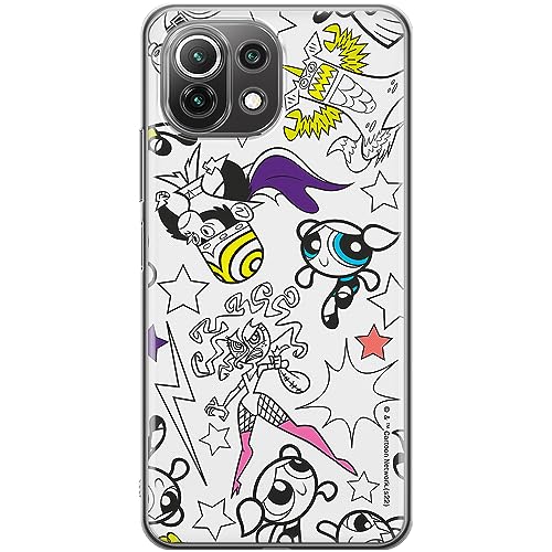 ERT GROUP etui na telefon Xiaomi 11 LITE 4G / 11 LITE 5G, case oryginalny i oficjalnie licencjonowany przez The Powerpuff Girls, wzór The Powerpuff Girls 017, optymalnie dopasowane, plecki z TPU
