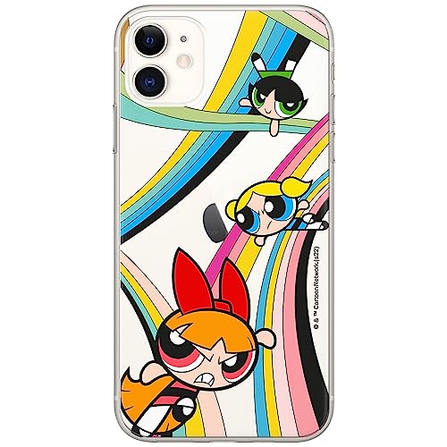 ERT GROUP etui na telefon Iphone 11, case oryginalny i oficjalnie licencjonowany przez The Powerpuff Girls, wzór The Powerpuff Girls 020, optymalnie dopasowane, plecki z TPU częściowo przeźroczyste