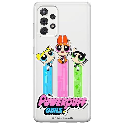 ERT GROUP etui na telefon Samsung A52 5G/A52 4G LTE/A52S 5G, case oryginalny i oficjalnie licencjonowany przez The Powerpuff Girls, wzór The Powerpuff Girls 030, plecki z TPU częściowo przeźroczyste