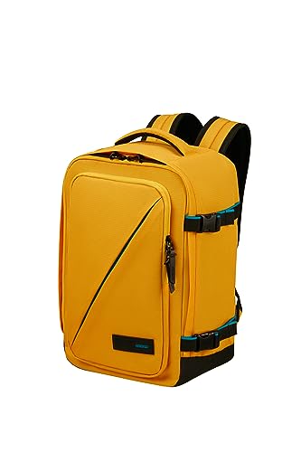 American Tourister Take2Cabin - Ryanair torba kabinowa 25 x 20 x 40 cm, 23 l, 0,50 kg, bagaż podręczny, plecak do samolotu, rozmiar S, Underseater, żółty (yellow), Bagaż podręczny