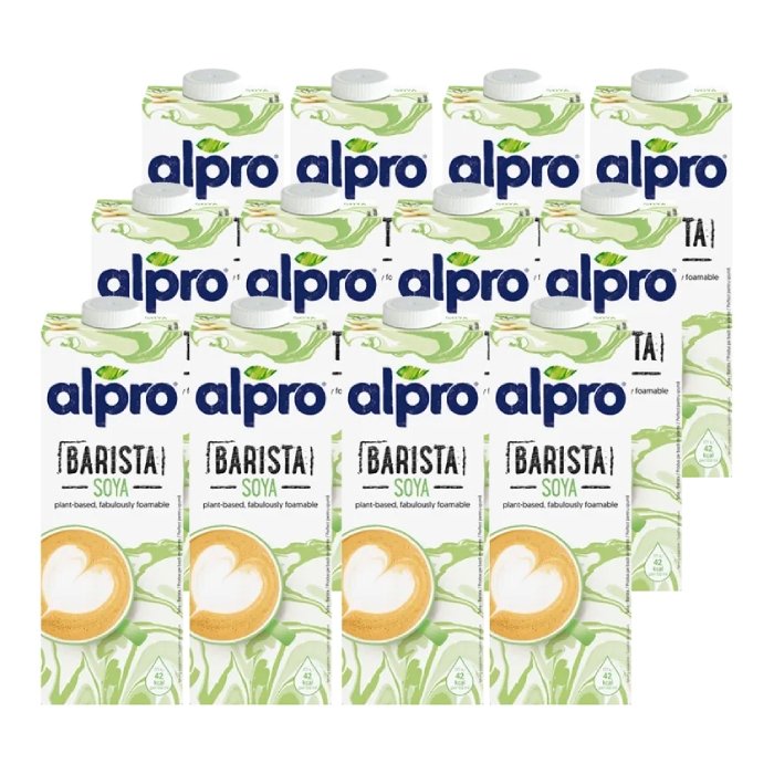 ZESTAW - Napój ALPRO Barista Soya - Sojowy 12x1l