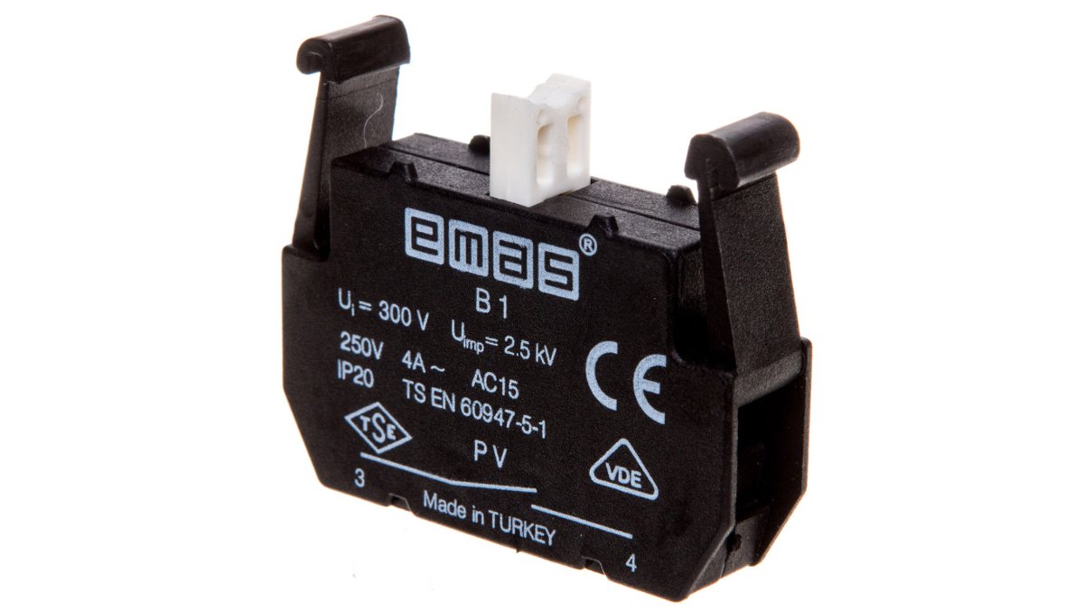 emas elektroteknik Styk pomocniczy 1Z montaż czołowy T0-PVB1 T0-PVB1