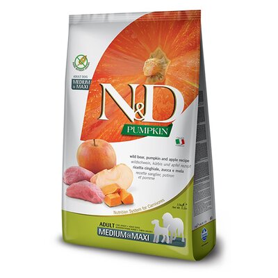 Farmina N&D Pumpkin Grain Free Boar&Apple Adult Mediu &Maxi 12 kg