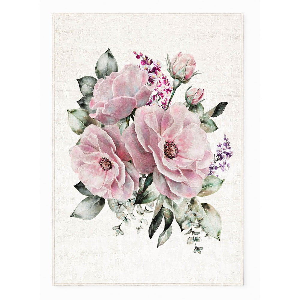 Różowo-kremowy dywan odpowiedni do prania 160x230 cm New Carpets – Oyo home