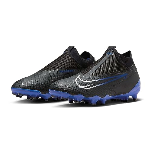 NIKE Męskie buty piłkarskie Academy, Czarny chrom Hyper Royal, 42 EU