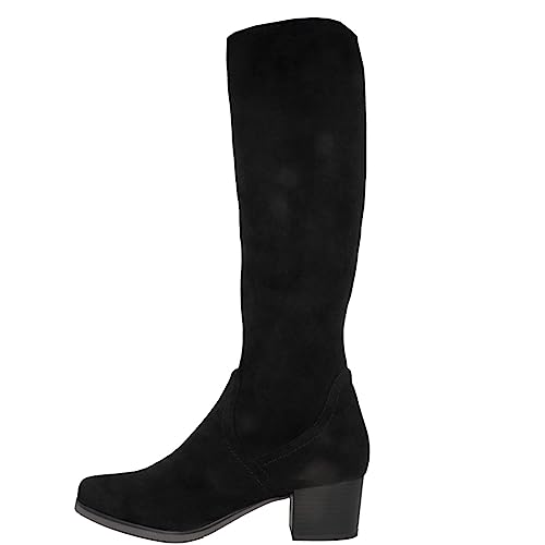 Caprice Damskie 9-25506-41 Półdługie kozaki, Black Stretch, 42