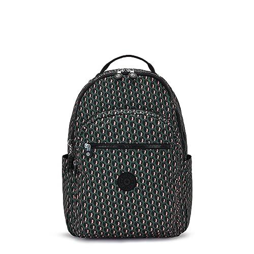 Kipling Seoul plecaki, 35 x 20,5 x 44, 3D K różowy (czarny), czarny, Einheitsgröße, SEOUL