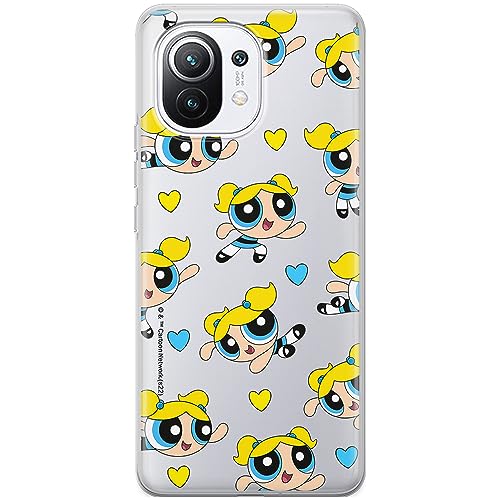 ERT GROUP etui na telefon Xiaomi 11, case oryginalny i oficjalnie licencjonowany przez The Powerpuff Girls, wzór The Powerpuff Girls 008, optymalnie dopasowane, plecki z TPU częściowo przeźroczyste