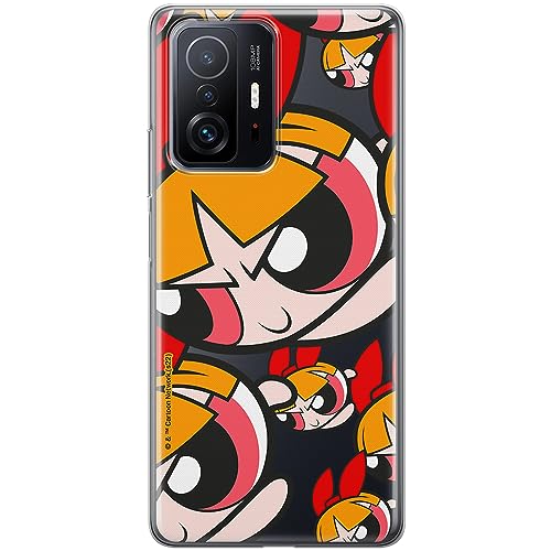 ERT GROUP etui na telefon Xiaomi 11T 5G / 11T PRO 5G, case oryginalny i oficjalnie licencjonowany przez The Powerpuff Girls, wzór The Powerpuff Girls 010, plecki z TPU częściowo przeźroczyste