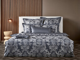 Curt Bauer Komplet pościeli adamaszkowej Louis XIV Schattengrau