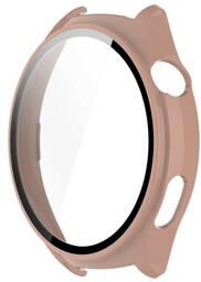Bizon Etui Case + Glass Watch do Huawei Watch 4 46 mm, różowe