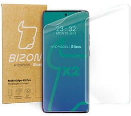 Bizon Folia hydrożelowa na ekran Glass Hydrogel do Motorola Edge 40 Pro, 2 sztuki