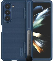 Nillkin Etui Super Frosted Shield Fold do Galaxy Z Fold 5, niebieskie