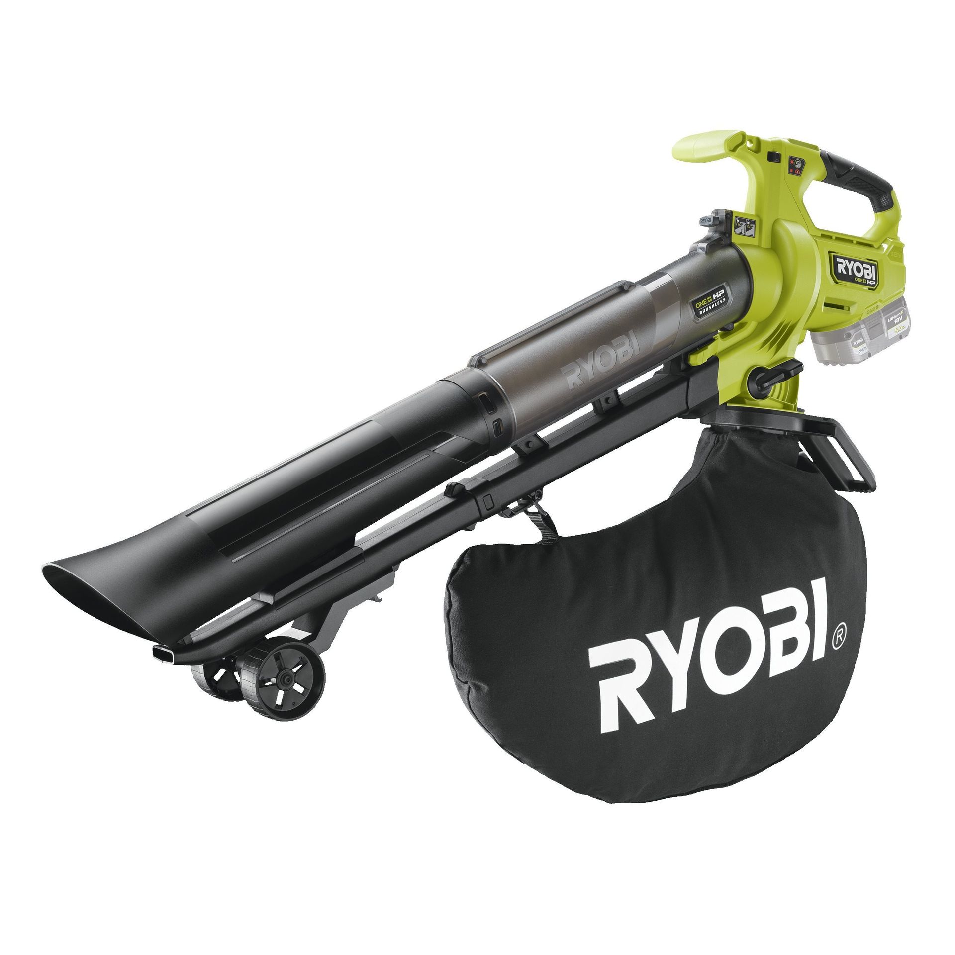 Ryobi Bezszczotkowa dmuchawa/odkurzacz 18V HP ONE+ | RY18BVXA-0