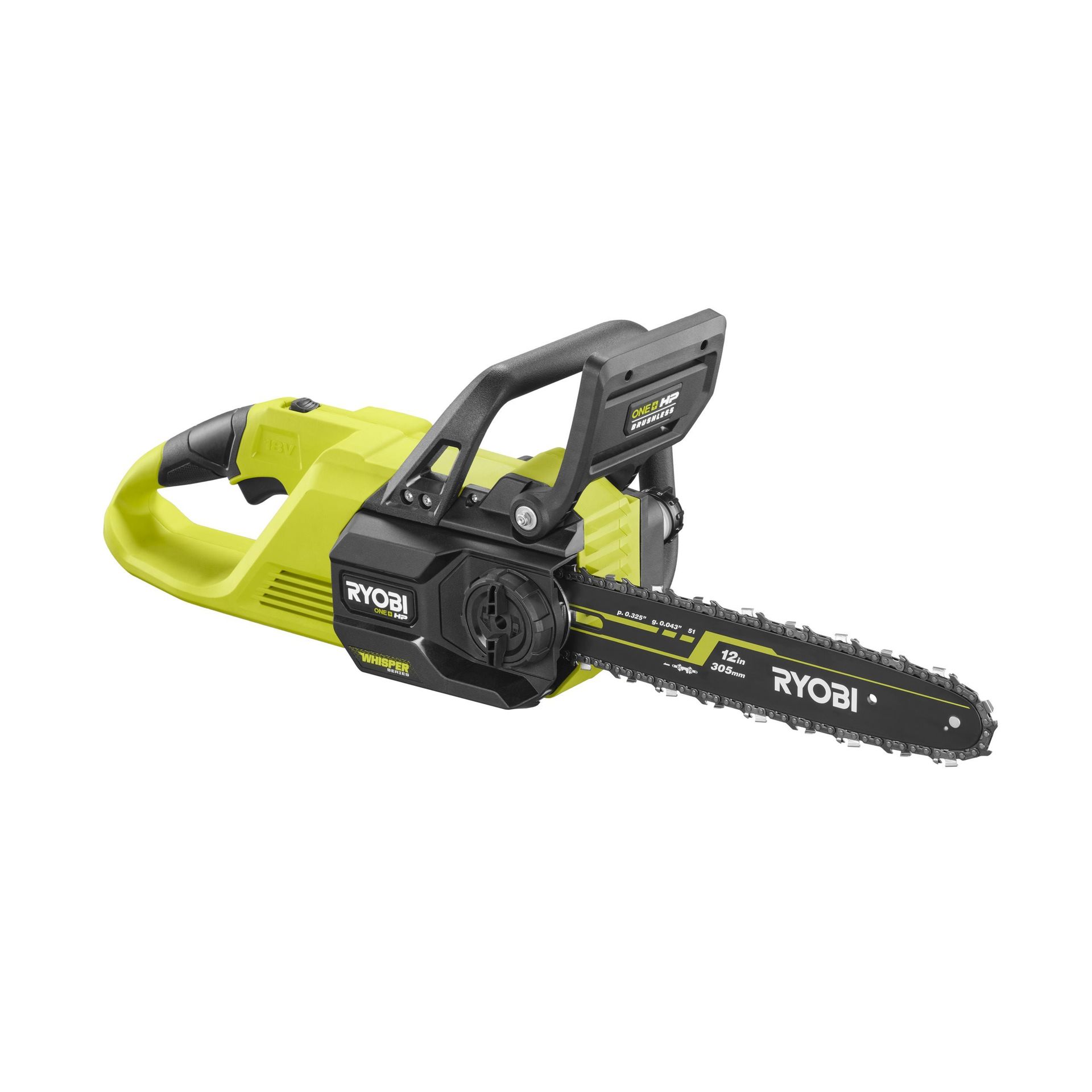 Ryobi Bezszczotkowa piła łańcuchowa 18 V HP z prowadnicą 30 cm | RY18CSX30A-0