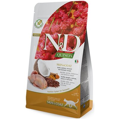 Farmina N&D Cat Quinoa Skin&Coat Quail 5 kg