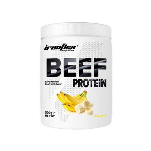 IRONFLEX Beef Protein - 500g - Banana - Białko Wołowe