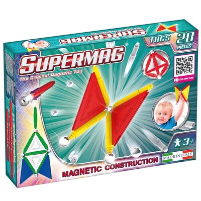 Klocki magnetyczne SUPERMAG Tags Primary 0169