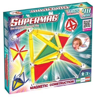 PlastWood Supermag Toys, klocki magnetyczne Tags Primary