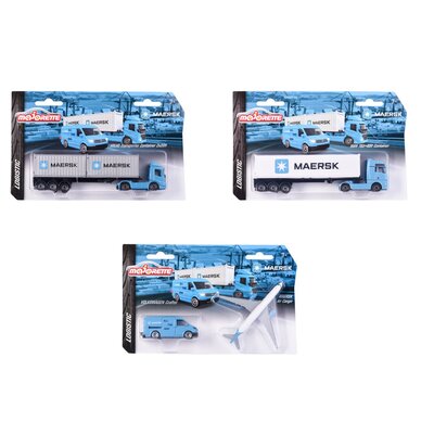 Samochód MAJORETTE Logistic Maersk 212057289 (1 samochód)