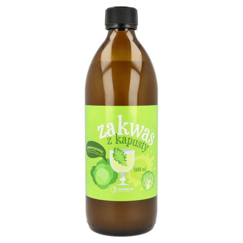 Zakwas z kapusty niepasteryzowany 500ml