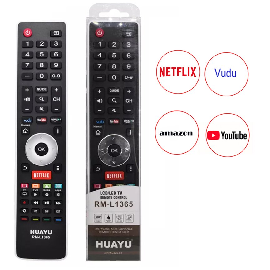 Pilot Uniwersalny dla wszystkich Hisense 4K LED HD UHD