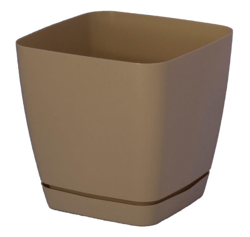 Doniczka z podstawką 22 cm Toskana Caffe 8729