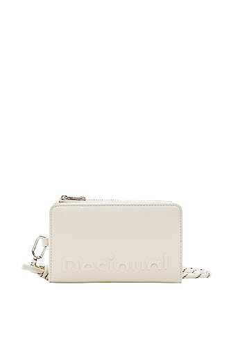 Desigual Women's Mone_Half Logo Emma 2.0 Bi-Fold Wallet, biały, 16