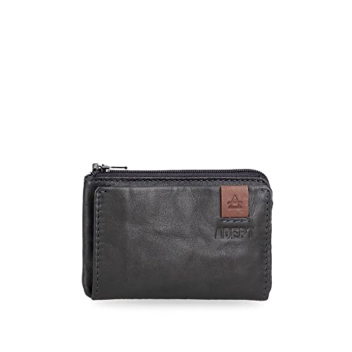 Adept MAX portfel z etui na karty niebieski 11 x 7 x 1,5 cm skóra, niebieski, portfel z przegródką na karty, niebieski, Portfel z przegródką na karty