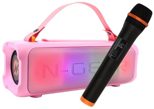 SPEAKER BLUETOOTH + WRL MIC/PINK BLAZOOKA703PK N-GEAR