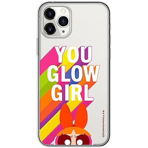 ERT GROUP etui na telefon Iphone 11 PRO, case oryginalny i oficjalnie licencjonowany przez The Powerpuff Girls, wzór The Powerpuff Girls 042, plecki z TPU częściowo przeźroczyste