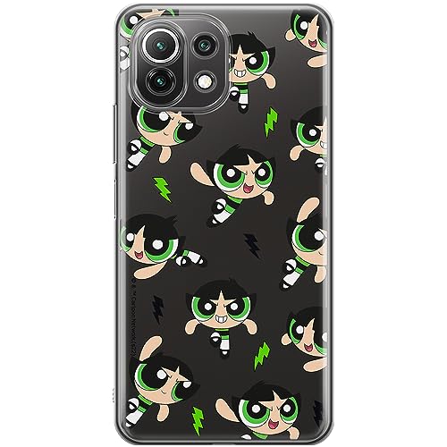 ERT GROUP etui na telefon Xiaomi 11 LITE 4G / 11 LITE 5G, case oryginalny i oficjalnie licencjonowany przez The Powerpuff Girls, wzór The Powerpuff Girls 009, plecki z TPU częściowo przeźroczyste