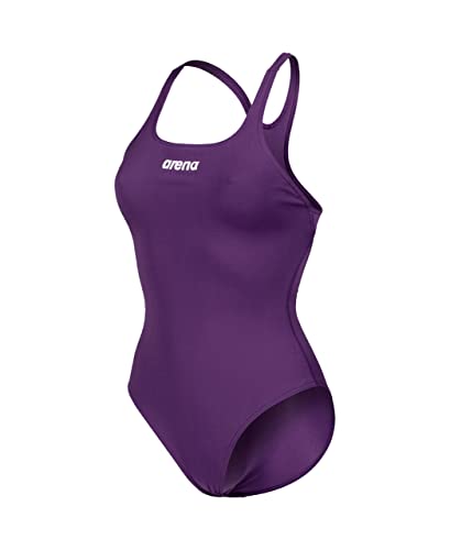 ARENA Team Pro Solid Plum-White 32 kostium kąpielowy