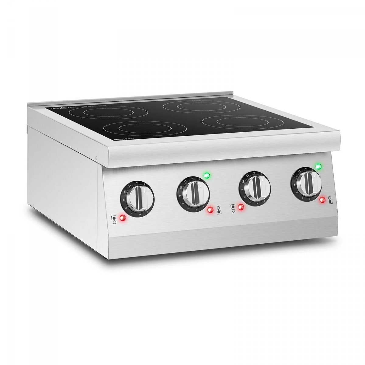 Kuchenka indukcyjna - 4 palniki - Ø12 - 26 cm - nastawna - Royal Catering RCIC-6000