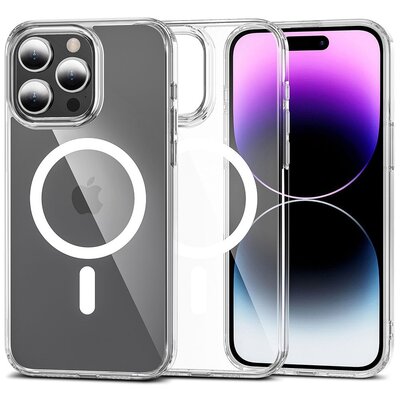 Etui Flexair Hybrid Magsafe do Apple iPhone 15 Pro Max Clear