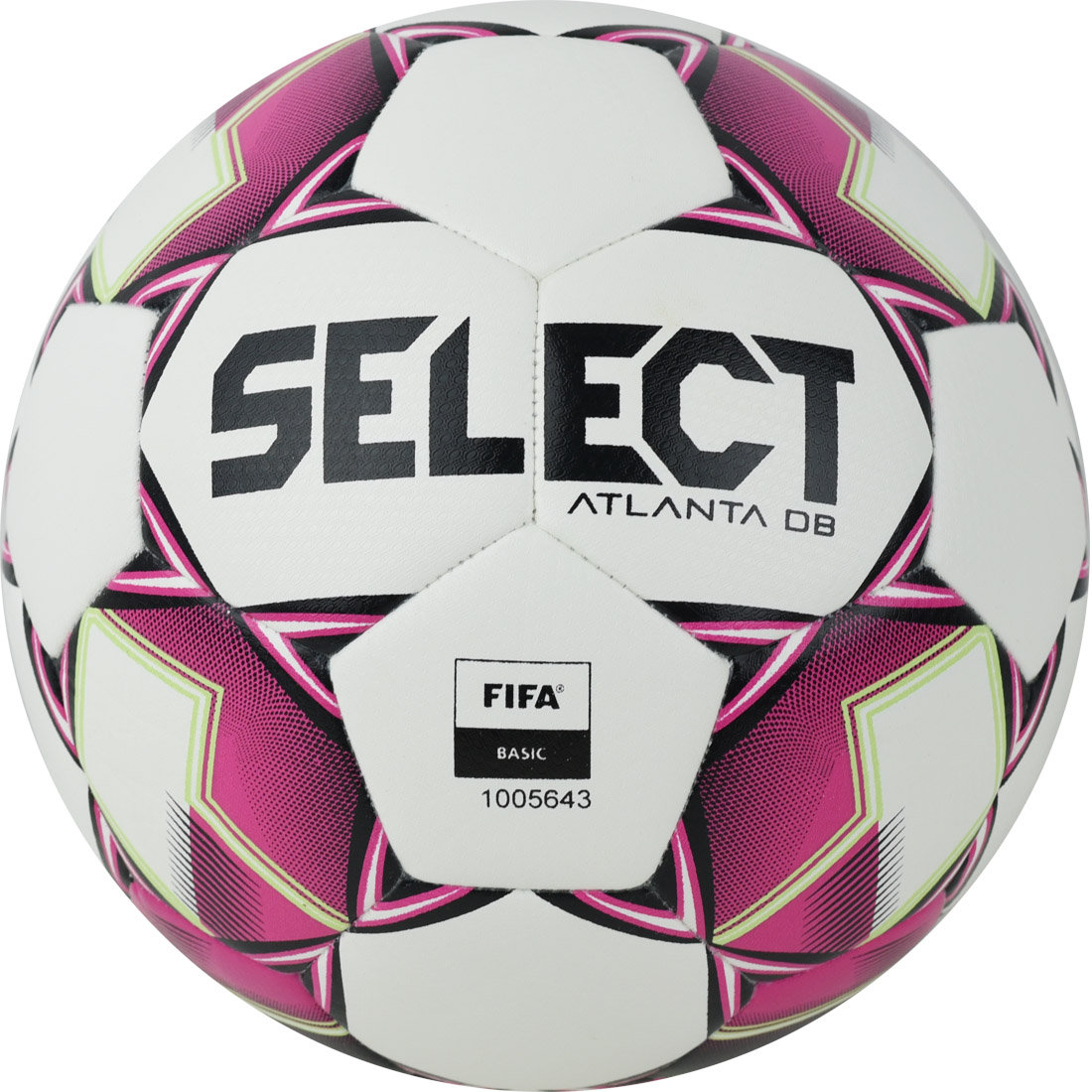 Select Atlanta DB FIFA Ball ATLANTA WHT-PIN, unisex, piłki do piłki nożnej, Białe