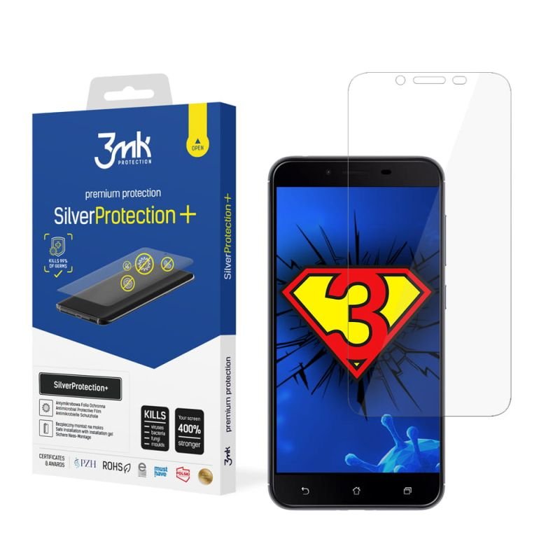 3MK, Asus Zenfone 3 Max ZC553KL SilverProtection+