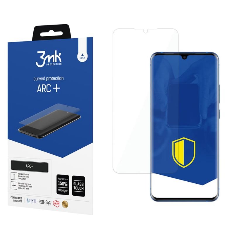 Folia na zaokrąglony ekran do ZTE Axon 10 Pro 5G - 3mk ARC+