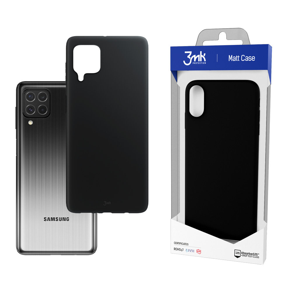 3MK, Etui na telefon, Samsung Galaxy M62, Matt Case, czarne