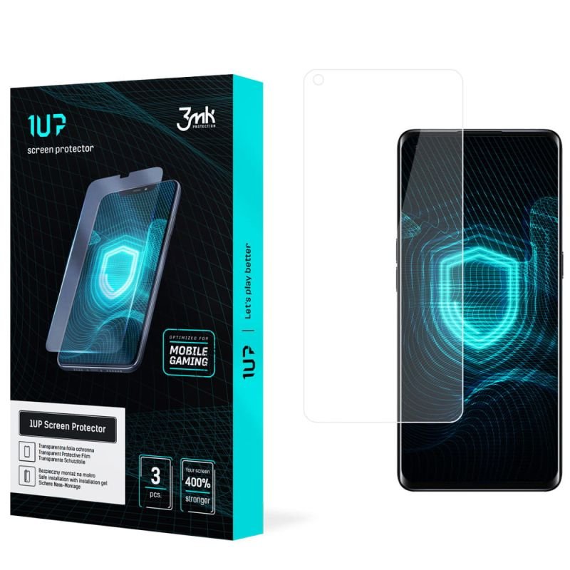 Folia ochronna na Oppo Reno 4 Pro 5G - 3mk 1UP screen protector (3 sztuki)