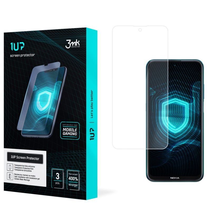 Folia ochronna na Nokia X10 - 3mk 1UP screen protector (3 sztuki)
