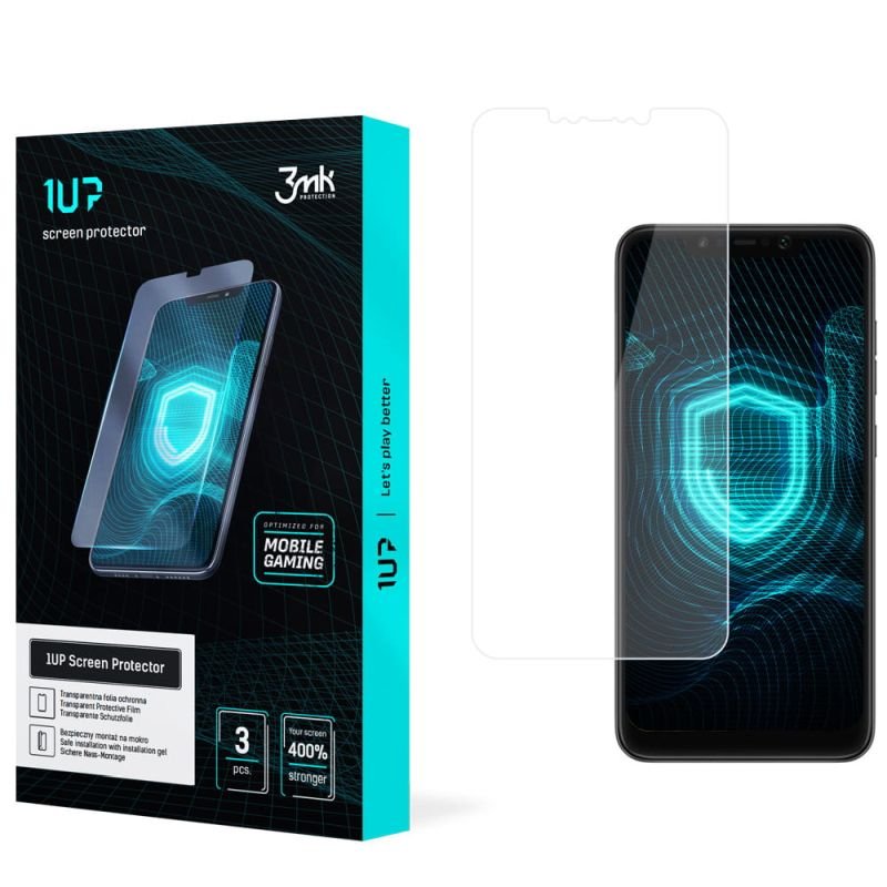 Folia ochronna na Xiaomi Pocophone F1 - 3mk 1UP screen protector (3 sztuki)
