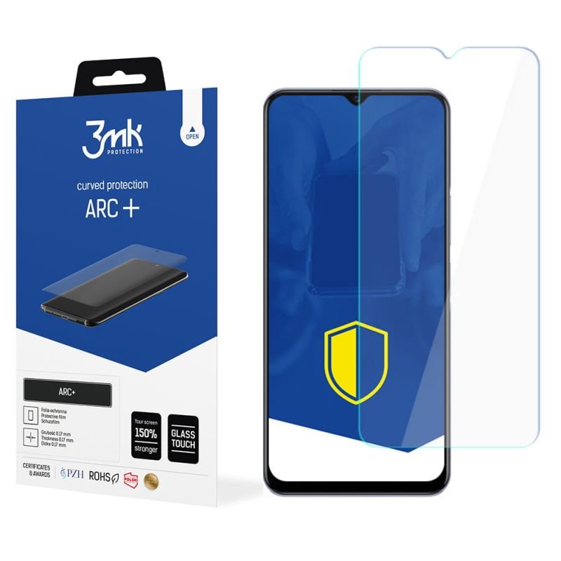 Folia na zaokrąglony ekran do Vivo Y72 5G - 3mk ARC+