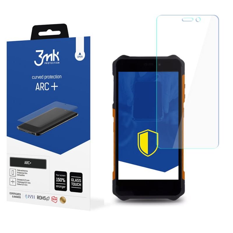 Folia na zaokrąglony ekran do MyPhone Hammer Iron 3 LTE - 3mk ARC+