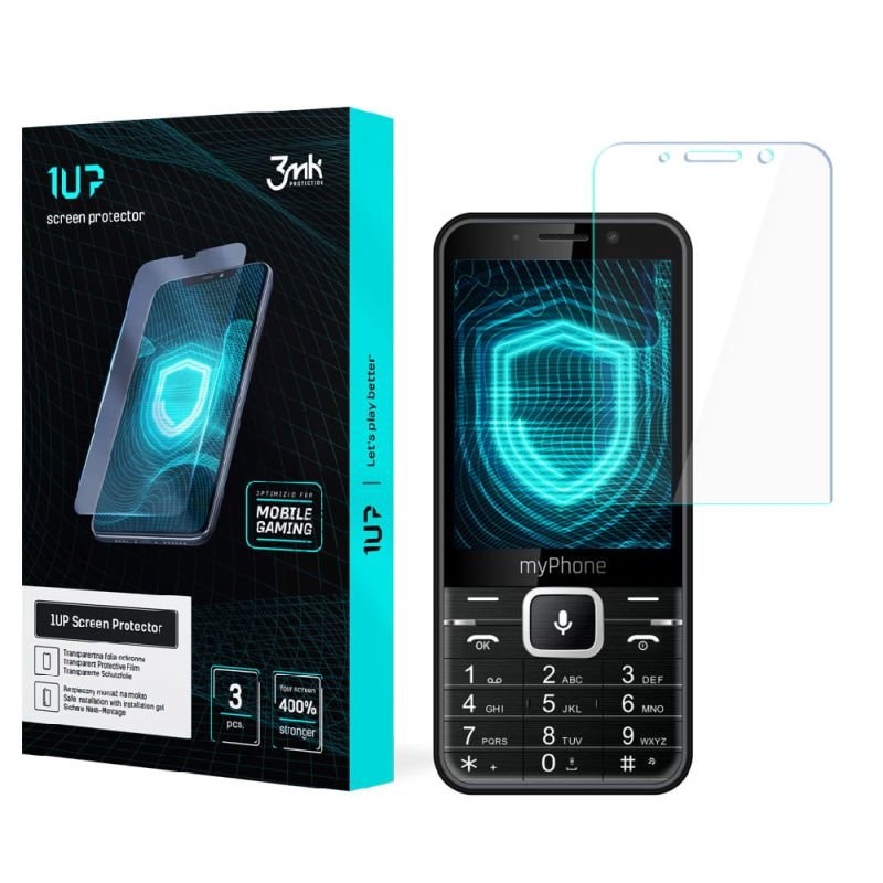 Folia ochronna na MyPhone Up - 3mk 1UP screen protector (3 sztuki)