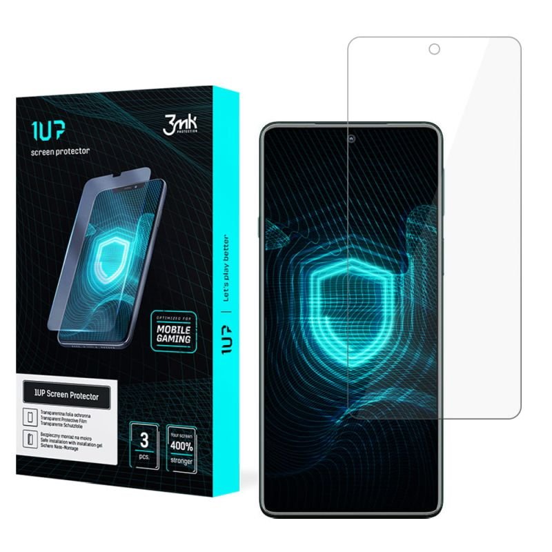 Folia ochronna na Motorola Edge 20 - 3mk 1UP screen protector (3 sztuki)
