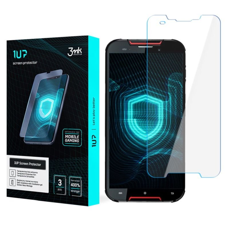 Folia ochronna na Cubot Quest - 3mk 1UP screen protector (3 sztuki)
